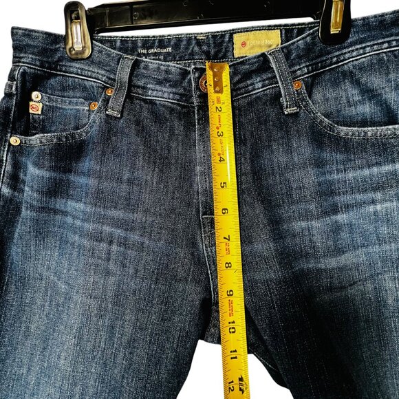 AG Adriano Goldschmied Blue Denim Jeans 33x34 The Graduate Tailored Leg - Picture 12 of 15